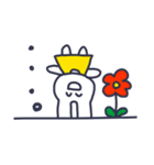 えがおで生きるうさぎ。（個別スタンプ：8）