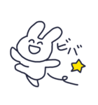 えがおで生きるうさぎ。（個別スタンプ：12）