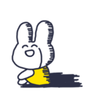 えがおで生きるうさぎ。（個別スタンプ：15）