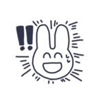 えがおで生きるうさぎ。（個別スタンプ：17）