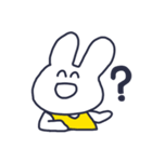 えがおで生きるうさぎ。（個別スタンプ：18）