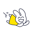 えがおで生きるうさぎ。（個別スタンプ：19）