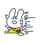 えがおで生きるうさぎ。（個別スタンプ：20）