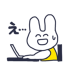 えがおで生きるうさぎ。（個別スタンプ：27）