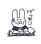 えがおで生きるうさぎ。（個別スタンプ：28）