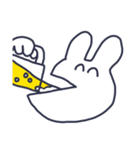 えがおで生きるうさぎ。（個別スタンプ：34）