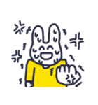 えがおで生きるうさぎ。（個別スタンプ：35）