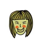 Her face（個別スタンプ：1）