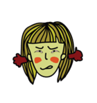 Her face（個別スタンプ：4）