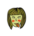 Her face（個別スタンプ：6）