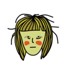 Her face（個別スタンプ：8）