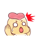 Chick'name: Omelet with rice inside（個別スタンプ：9）