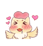 Chick'name: Omelet with rice inside（個別スタンプ：18）