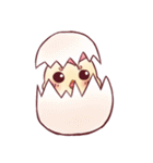 Chick'name: Omelet with rice inside（個別スタンプ：20）