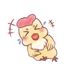 Chick'name: Omelet with rice inside（個別スタンプ：21）