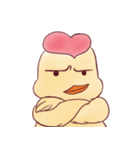 Chick'name: Omelet with rice inside（個別スタンプ：40）