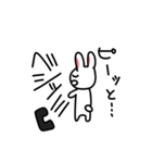 通話したいうさぎ（個別スタンプ：8）