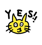 きいろねこ1（個別スタンプ：3）