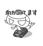 戦車娘。（個別スタンプ：35）