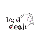 【英語】手描き文字♡11（個別スタンプ：33）
