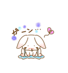 うささんとときどきみにぶた（個別スタンプ：15）