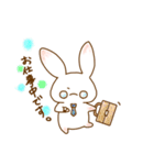 うささんとときどきみにぶた（個別スタンプ：25）