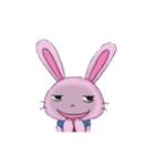 Pink Rabbit ＆ Carrot（個別スタンプ：12）