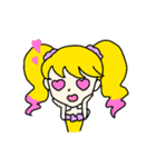 カートゥン系女子スタンプ（個別スタンプ：9）
