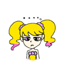 カートゥン系女子スタンプ（個別スタンプ：14）