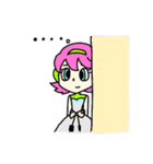 カートゥン系女子スタンプ（個別スタンプ：15）
