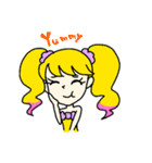カートゥン系女子スタンプ（個別スタンプ：19）