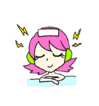 カートゥン系女子スタンプ（個別スタンプ：25）