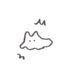 うさぎとウミウシとコウモリ（個別スタンプ：2）