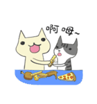 Mobby ＆ Mike - Make New Friends！（個別スタンプ：1）