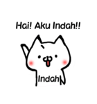 **Indah** only stickers（個別スタンプ：1）