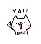 **Indah** only stickers（個別スタンプ：4）