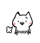 **Indah** only stickers（個別スタンプ：9）