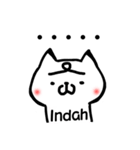 **Indah** only stickers（個別スタンプ：10）