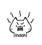 **Indah** only stickers（個別スタンプ：13）