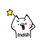 **Indah** only stickers（個別スタンプ：32）