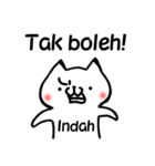 **Indah** only stickers（個別スタンプ：33）