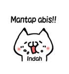 **Indah** only stickers（個別スタンプ：35）