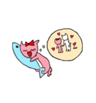 くだけねこ（個別スタンプ：10）