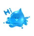 Slow water droplet（個別スタンプ：1）