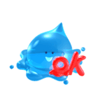 Slow water droplet（個別スタンプ：8）