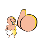 cloth cloth baby（個別スタンプ：18）