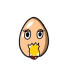 I am an egg. Egg ！！！（個別スタンプ：10）