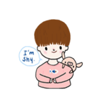 Piggy ＆ J ( ENG )（個別スタンプ：2）