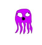 purple octopus（個別スタンプ：4）