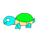 blue turtle（個別スタンプ：6）